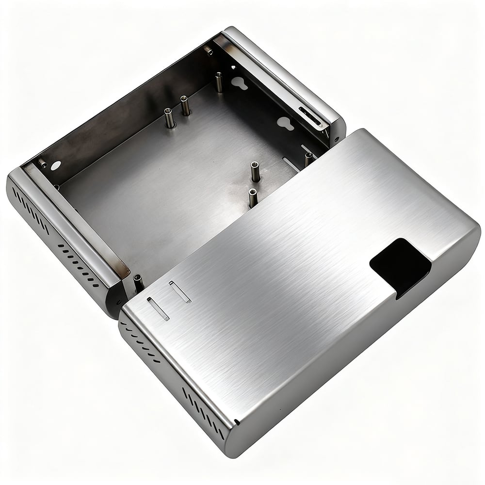 Custom Fabricated Sheet Metal Projector Metal Enclosure Stamping Bending Laser Cutting Services