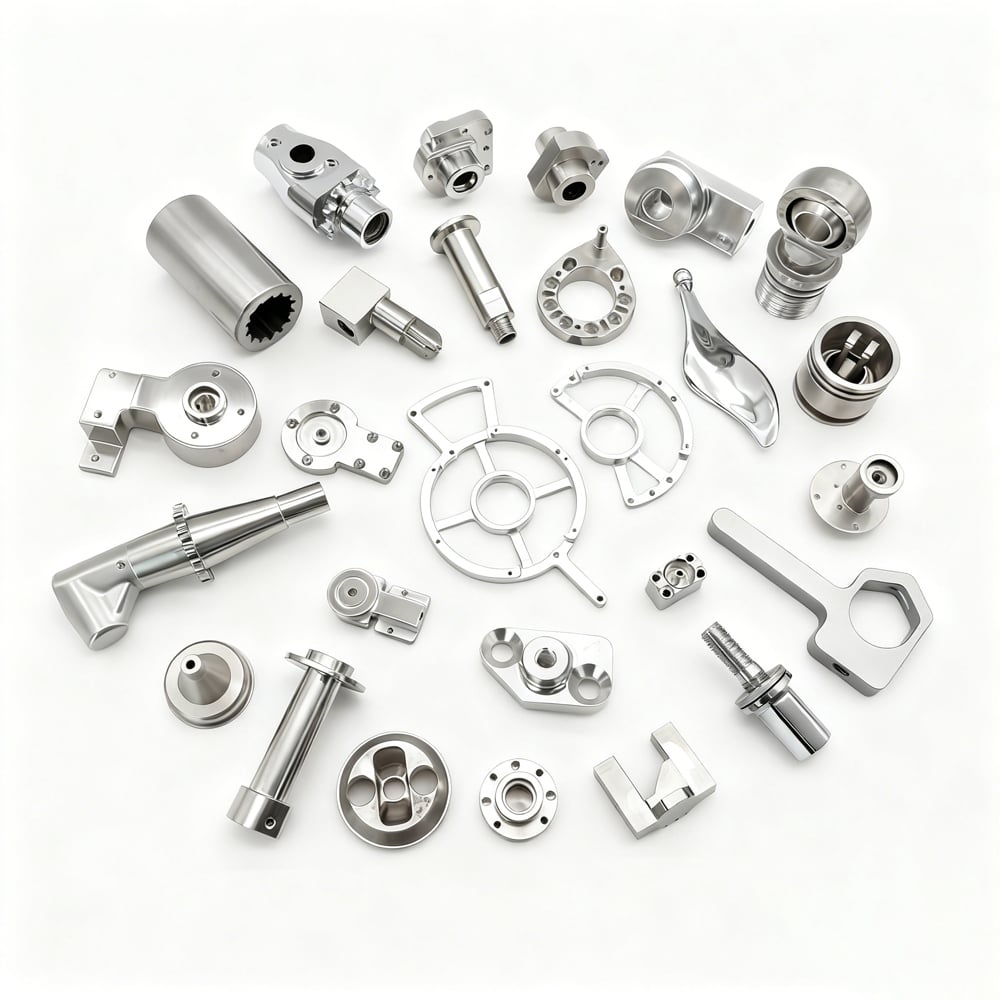 Precision Stainless Steel CNC Parts Custom Turning Milling Machining Services
