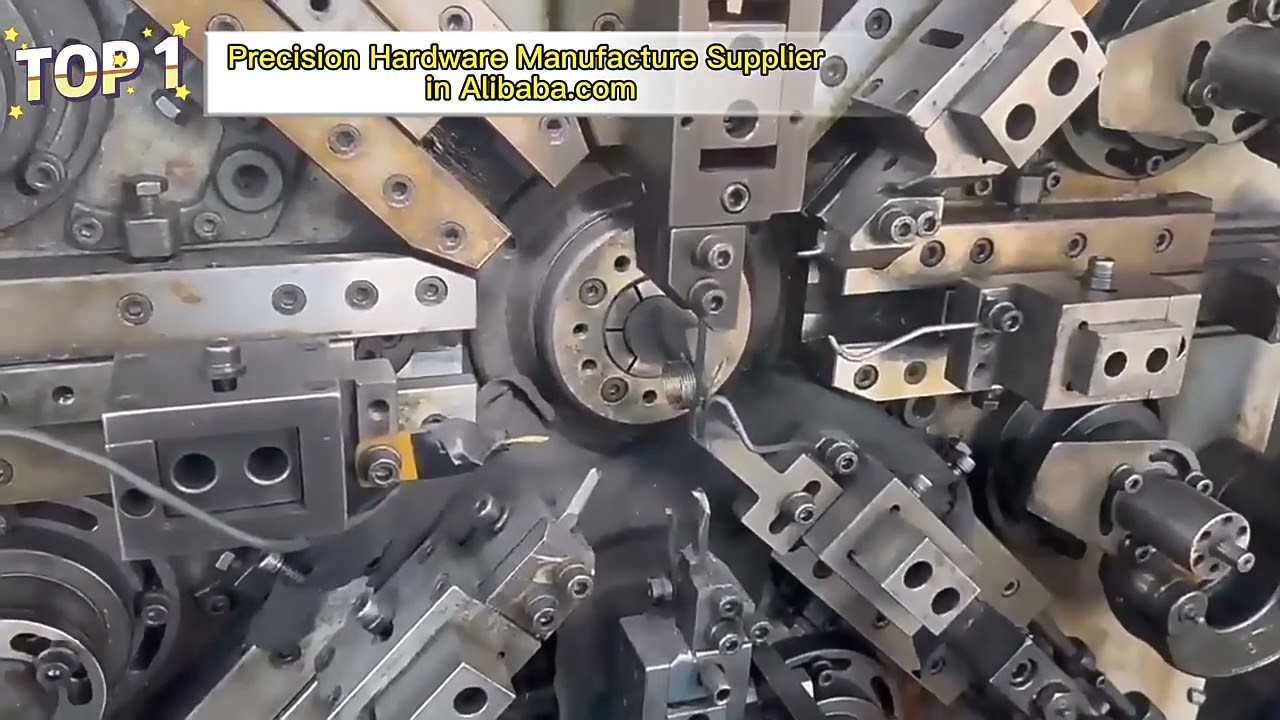 Hardware Metallico in Acciaio Inox a Molla Compressiva Realizzato su Misura con Precisione