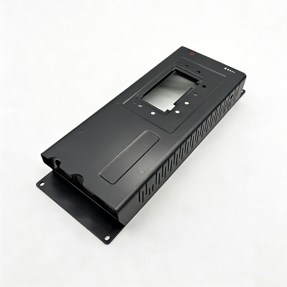 Custom Stamping Bending Welding Laser Cut  Aluminum Stainless Steel Electronic Enclosure Black Anodized