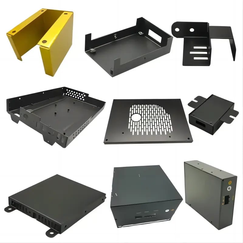 OEM Custom Sheet Metal Enclosure & Housing Stainless Steel/SPCC Material Powder Coating Baking Paint Suitable for Electrical Equipment & Industrial Cabinets