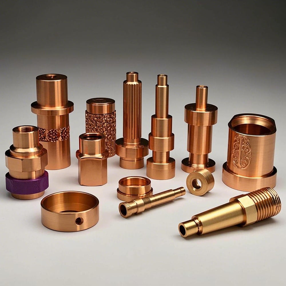 ISO Certified Custom Precision CNC Machining Copper Parts Optical Semiconductor Manufacturer