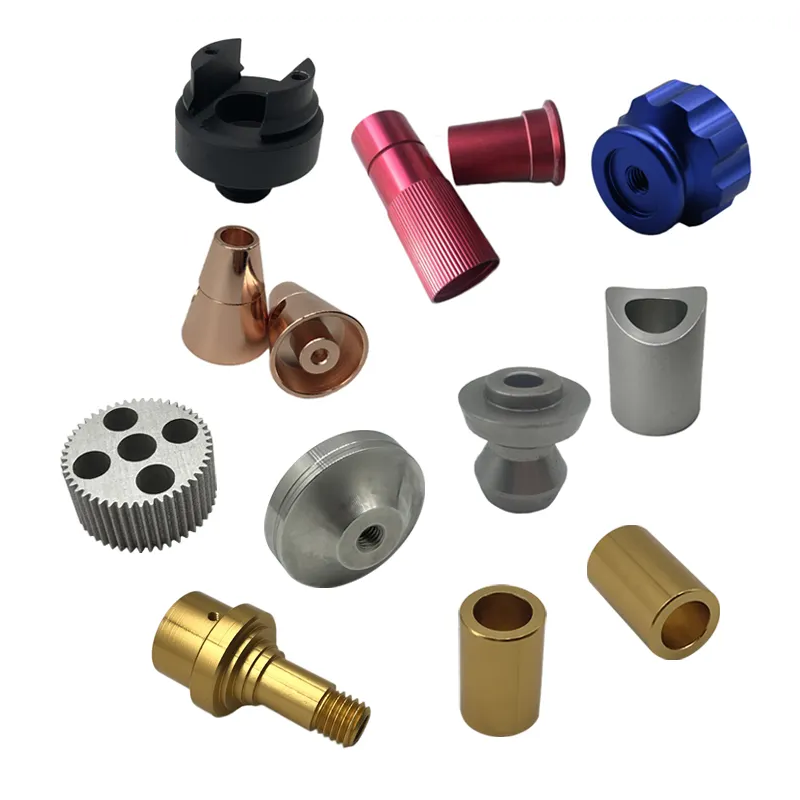 Fabricación de aluminio, latón, aceiro, compoñentes mecanizados por CNC, pezas metálicas personalizadas en aluminio, latón e aceiro