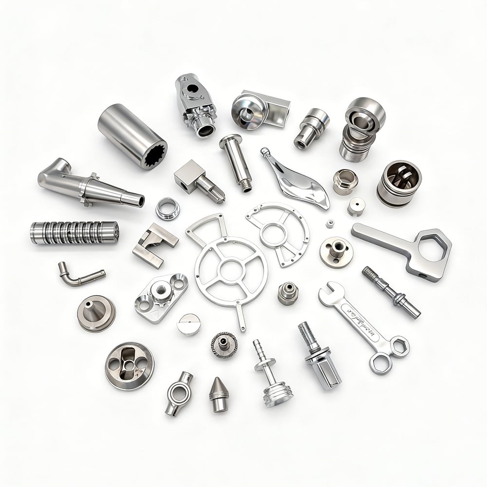 Precision Stainless Steel CNC Parts Custom Turning Milling Machining Services