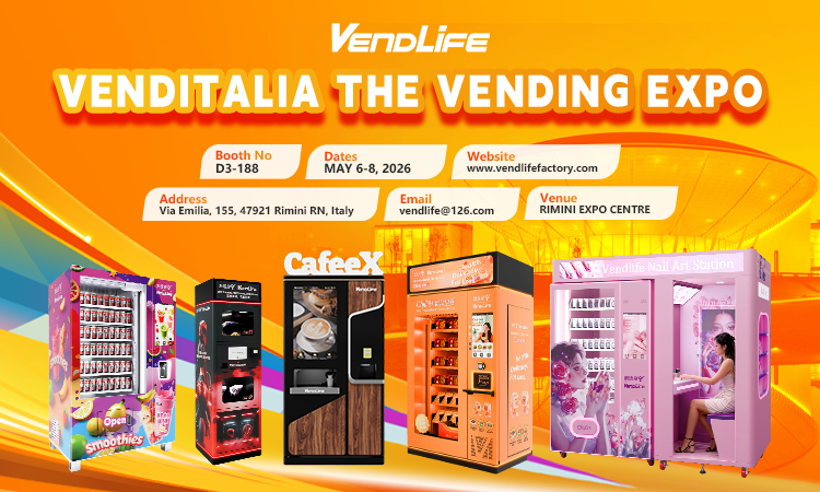 VENDLIFE participará en Venditalia 2026 en Rímini con soluciones innovadoras de máquinas expendedoras