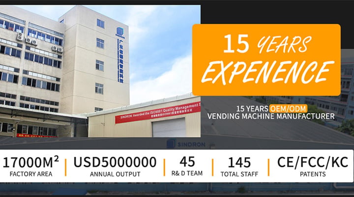 Fabricante de máquinas expendedoras en China – VENDLIFE