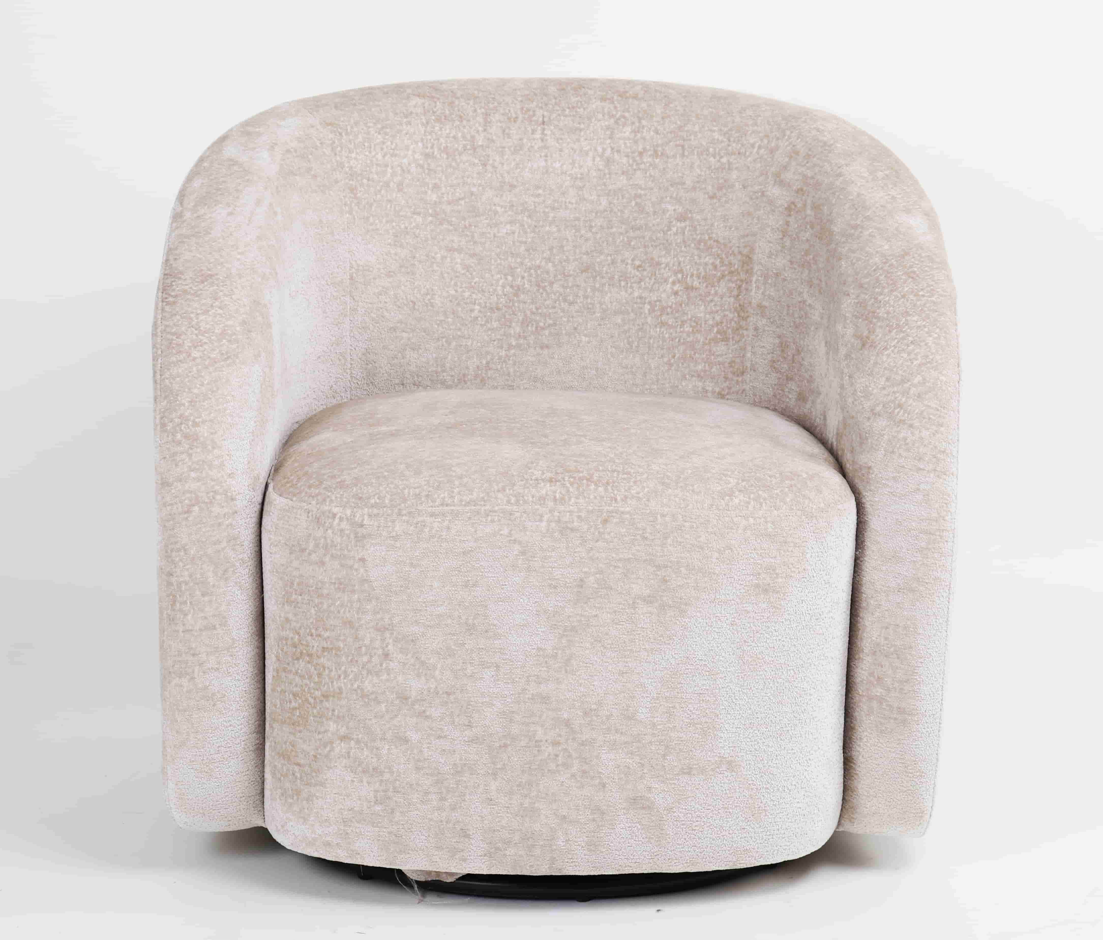Nordic Cream Armchair  Light Luxury Single Seater for Small Living Room
