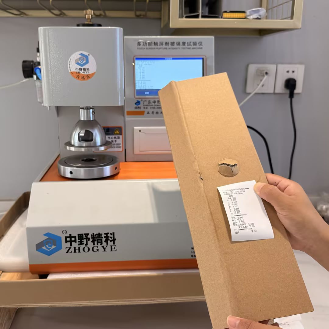 Huasheng Window Fashion Conducts Carton Strength Testing to Ensure Safe Product Delivery Worldwide