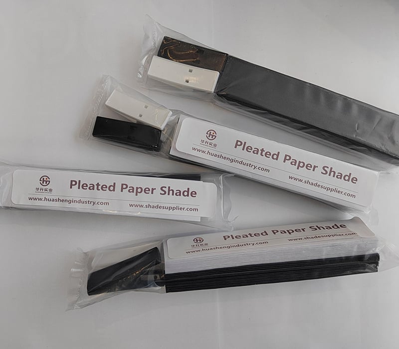Huasheng Window Fashion Innovative Paper Blinds Sample Compact and Portable Multiple Advantages.