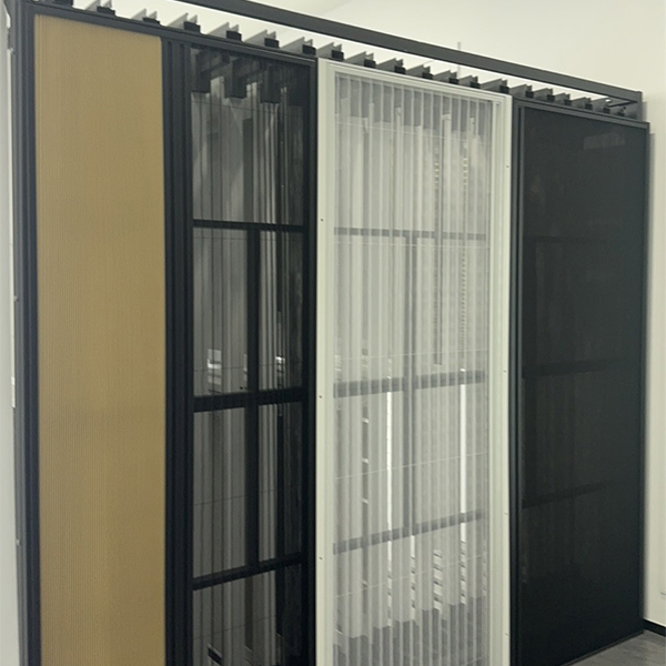 Huasheng Window Fashion Exhibition Hall Adds Double Frame Sliding Window Blinds Unlocking New Experiences of Space Aesthetics and Practicality.