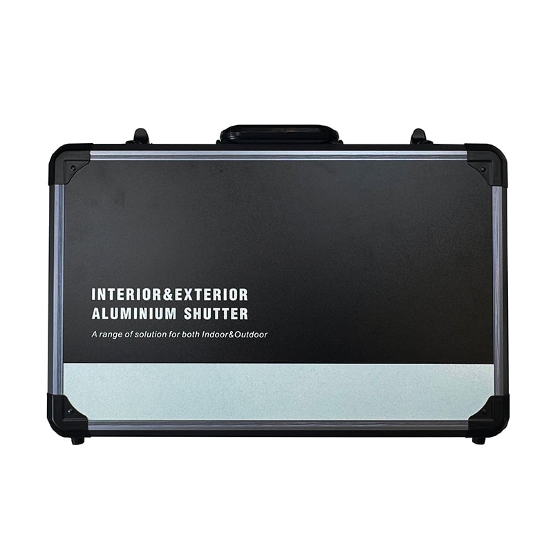New Aluminum Shutter sample box for 2026, professional display for both internal and external use