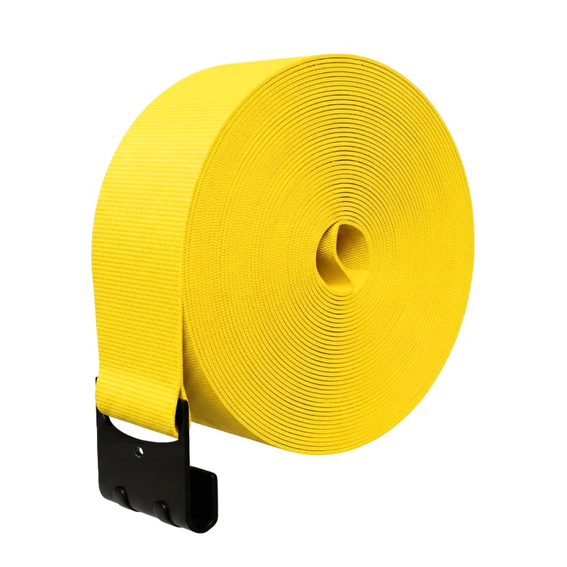 5400lbs 4x30ft Polyester Winch Strap Flat Hook Heavy Duty Flatbed Tie Down