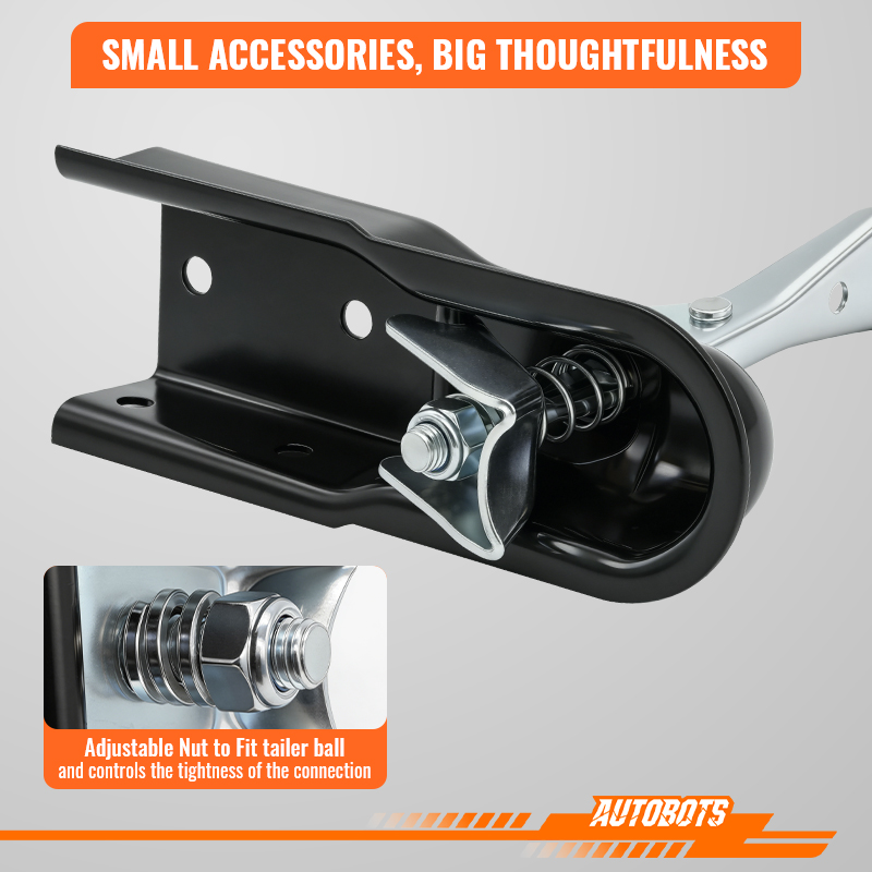 1 7 8 inch trailer coupler straight tongue 2000lbs capacity for boat rv-5