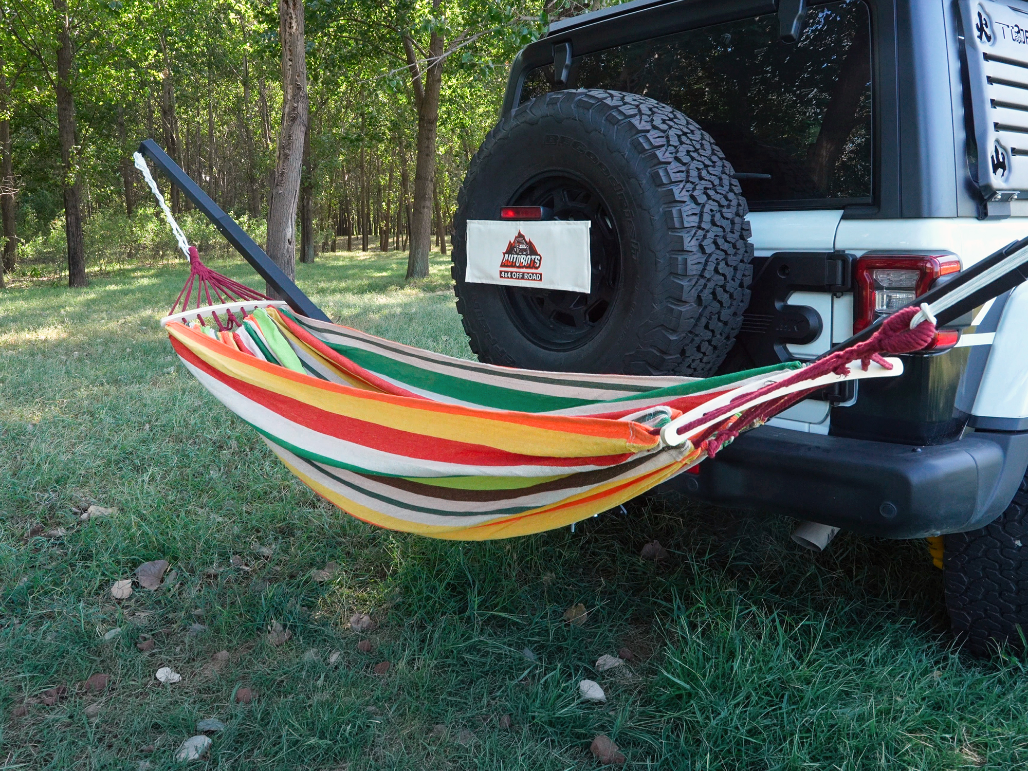 Hitch-Mounted Hammock Stand Relax Anywhere Your Rig Goes2.jpg