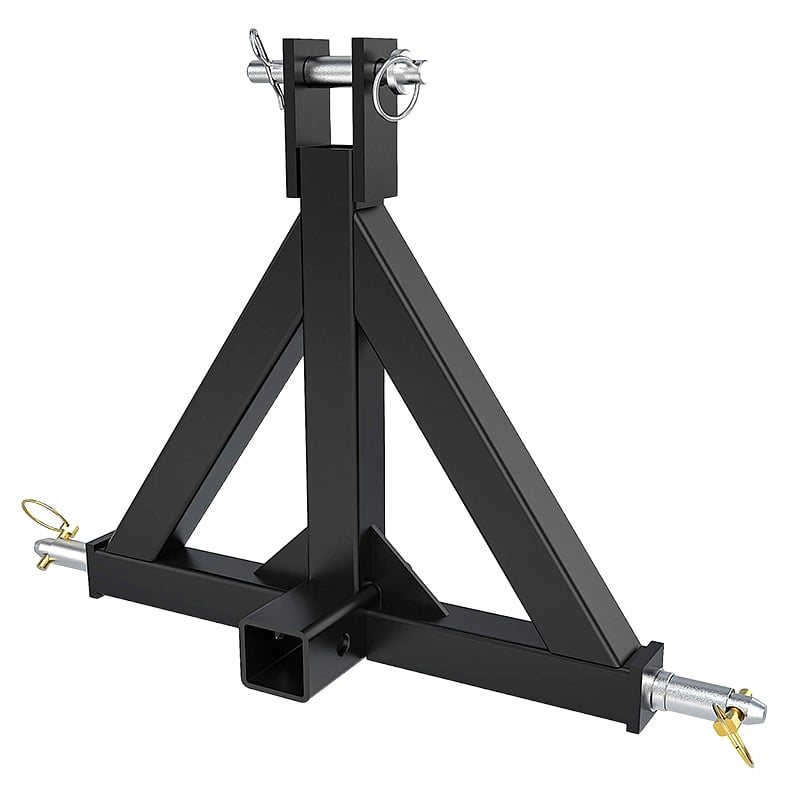 Tractor 3 Point Hitch Receiver Drawbar Adapter with 2 Inch Receiver