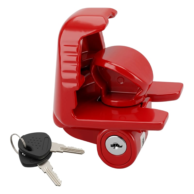 Universal Trailer Coupler Lock Adjustable Heavy Duty Anti-Theft Hitch Lock