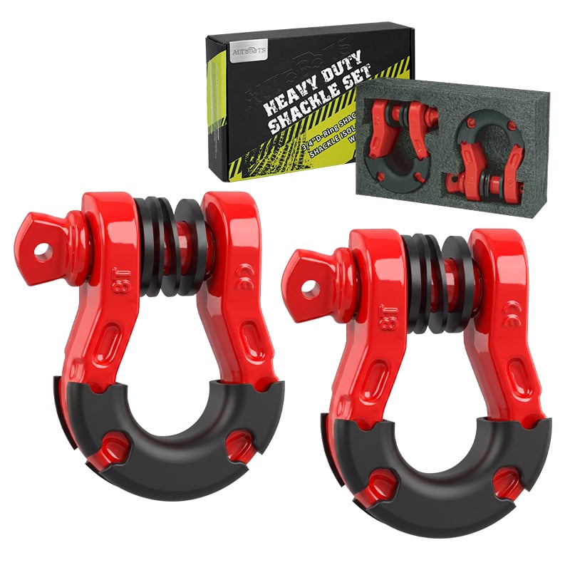 Off Road 3 4 Inch D Ring Shackle Screw Pin 8 Ton Tow Shackle for Truck SUV