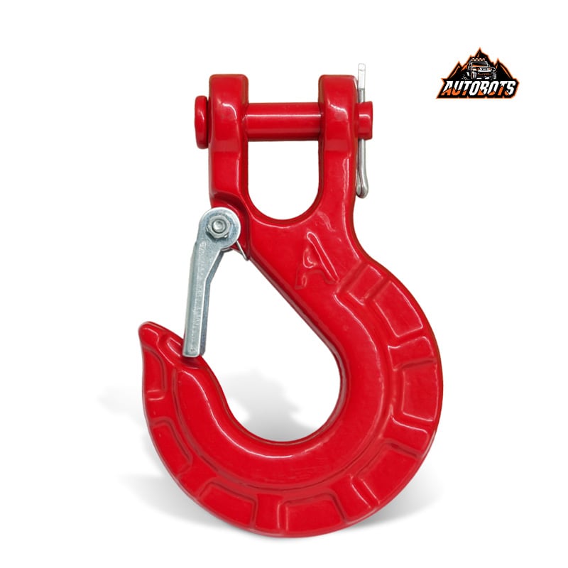 Heavy Duty 3/8" Winch Clevis Slip Hook G70 Alloy Steel for Off-Road Recovery Towing