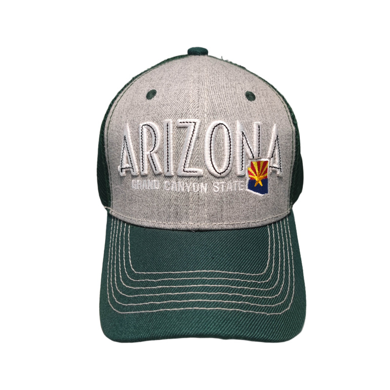 Factory Wholesale Custom 6 Panels Trucker Hat: Breathable Polyester Mesh Back, Front 3D Embroidery & Snapback contrast stitching