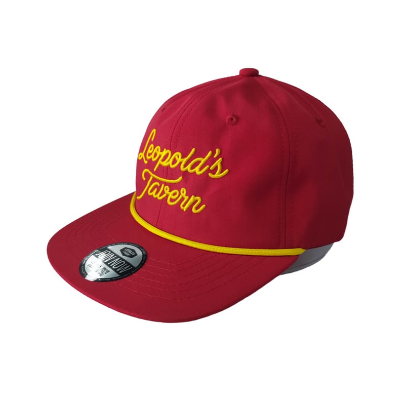 Factory Customize 5 panels flat brim soft dad hat rope design embroidery & Plastic Snapback OSFM