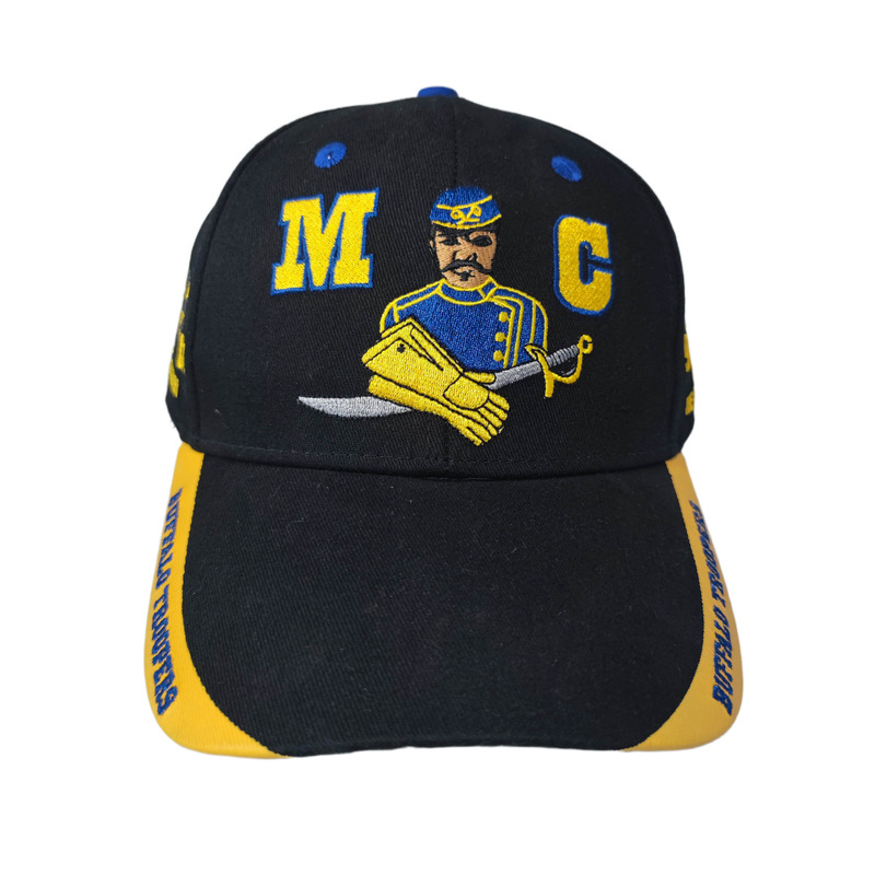 Factory customize 6 panels 100% cotton twill baseball cap sport hat embroidery curved brim velcro closure outdoor ball cap