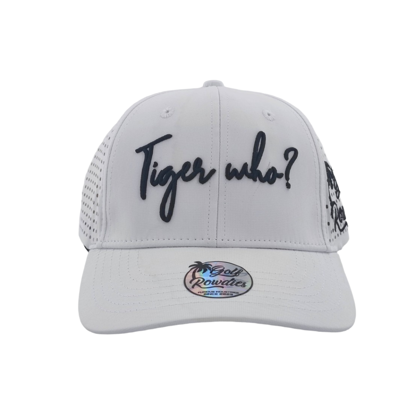 High-Performance Factory Custom Golf Trucker Hat - 6-Panel Quick-Dry Breathable Hat with Laser Cut Holes, polyester Perforated Mesh Back & Logo Embroidery