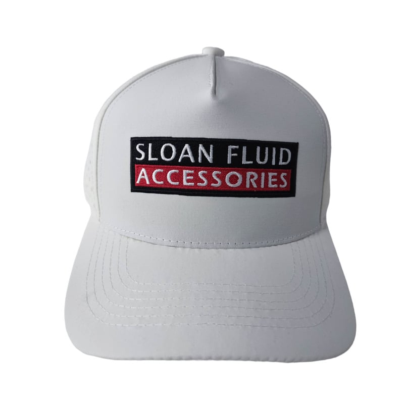 Factory-Custom 5-Panel Golf Hat - Quick-Dry Breathable Polyester with Laser Cut Holes, Perforated Mesh Back & Logo Embroidery
