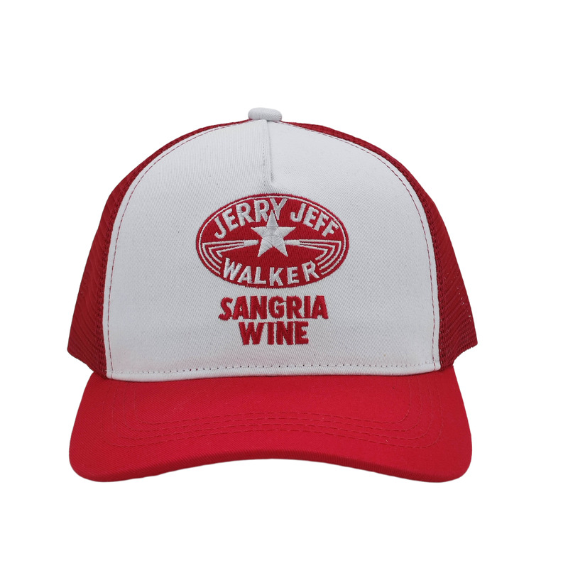 Factory wholesale Custom 5 Panels Trucker Hat: Breathable Polyester Mesh Back, Front flat Embroidery & Snapback