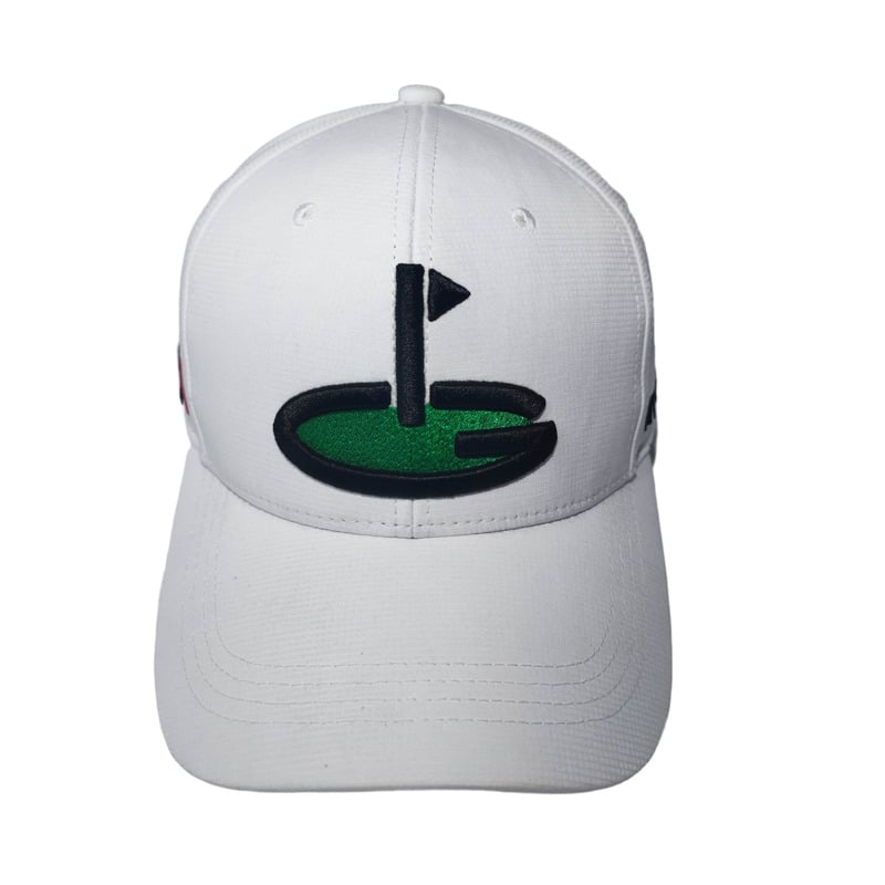 Factory-Custom 6-Panel Golf Hat - Quick-Dry Breathable Polyester with Laser Cut Holes, Perforated Mesh Back & Logo Embroidery Velcro closure