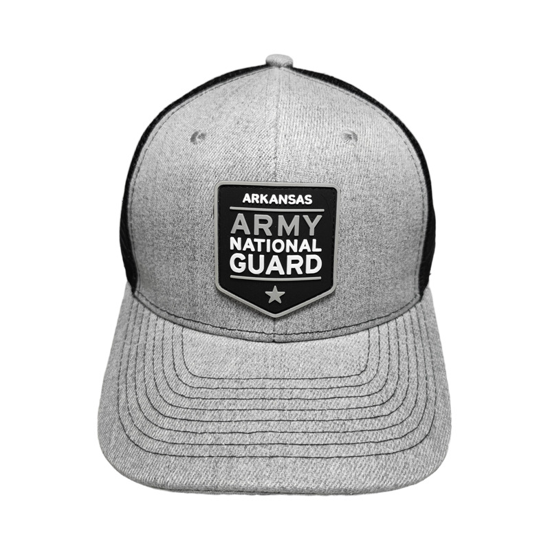 Factory Wholesale Custom 6 Panels Trucker Hat: Breathable Polyester Mesh Back, Front Rubber Patch & Snapback contrast stitching