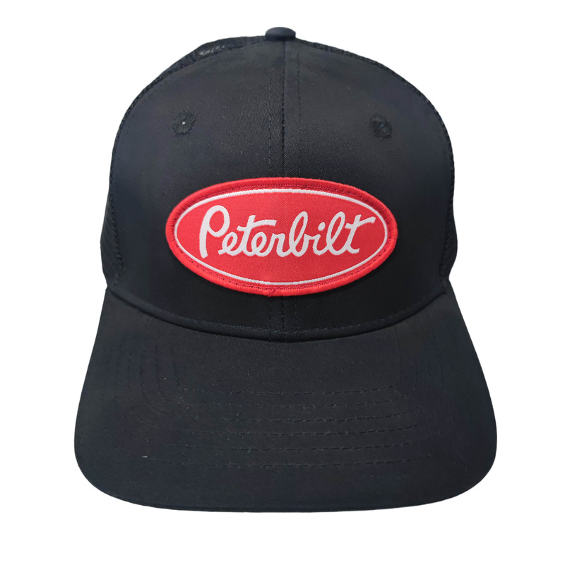 Factory Wholesale Custom 6 Panels Trucker Hat: Breathable Polyester Mesh Back, Front Woven Patch & Snapback