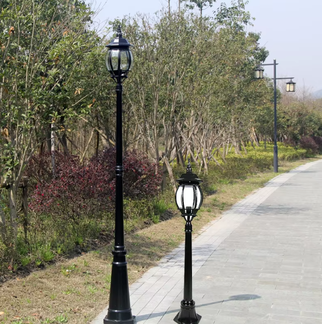 E27 Outdoor Waterproof Floor Light Retro Courtyard Garden Street Light manufacture