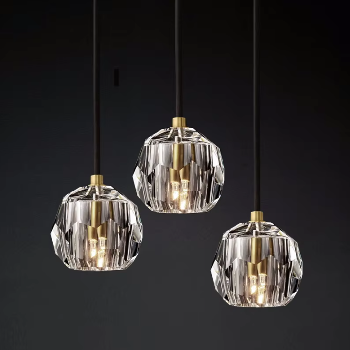 K9 crystal pendant lamp crystal chandelier hanging light for hotel ETL86093 supplier