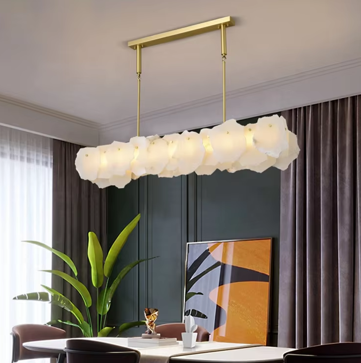 High Quality home decoration lamps marble luxury chandelier light fixture ETL891342 details