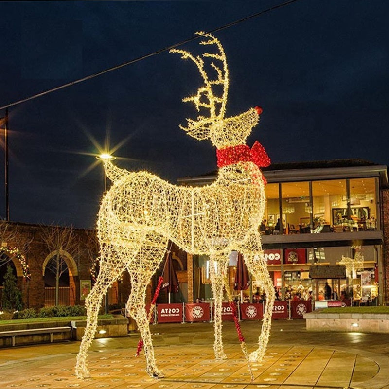 Wholesale Custom Animal-Shaped Lighted Decorations – LED Lamps for Christmas, Holiday Parks & Commercial Squares with Remote Control manufacture