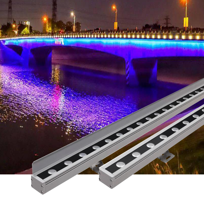 Waterproof RGBW LED Wall Washer Lights – DMX512 Outdoor Bar Lighting for Facades, Hotels & Landscapes