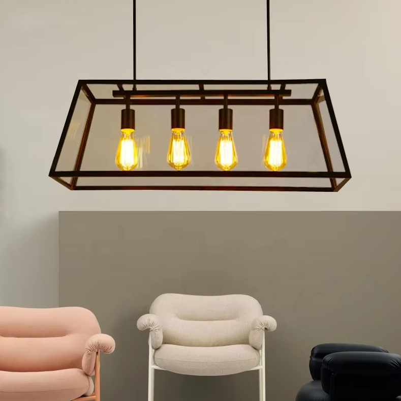 American Black vintage Iron Net Pendant Lamp for Home Hotel ETL89075 manufacture