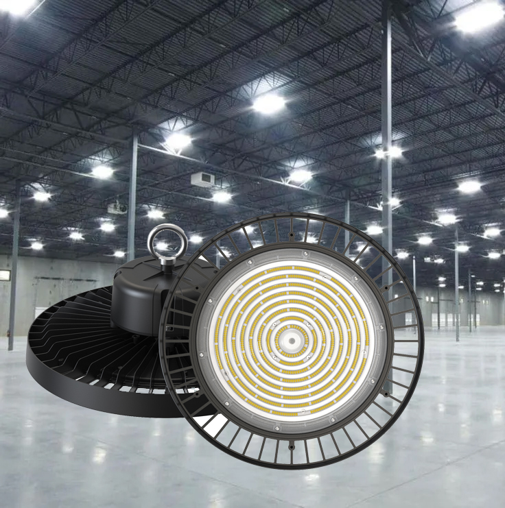 DLCETL Certified Commercial High Bay LED Lights – IP65 Waterproof, 100W to 240W for Warehouses & Factories