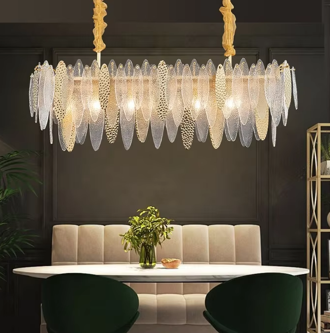 Luxury living room glass chandelier modern chandeliers pendant lights ETL8910069 supplier