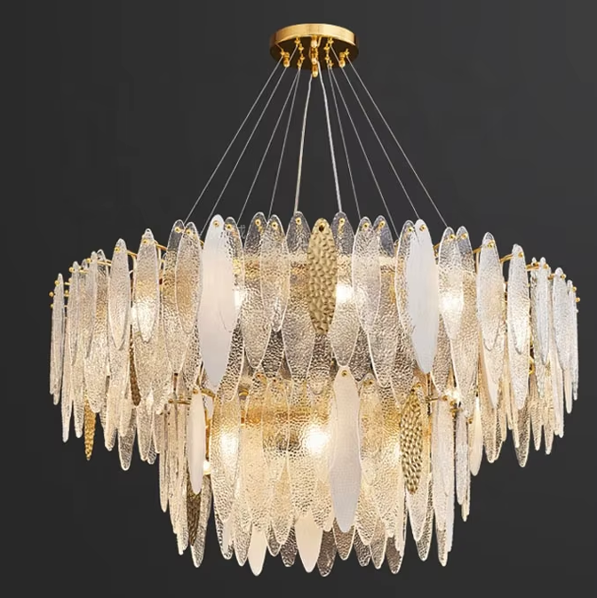 Luxury living room glass chandelier modern chandeliers pendant lights ETL8910069 manufacture