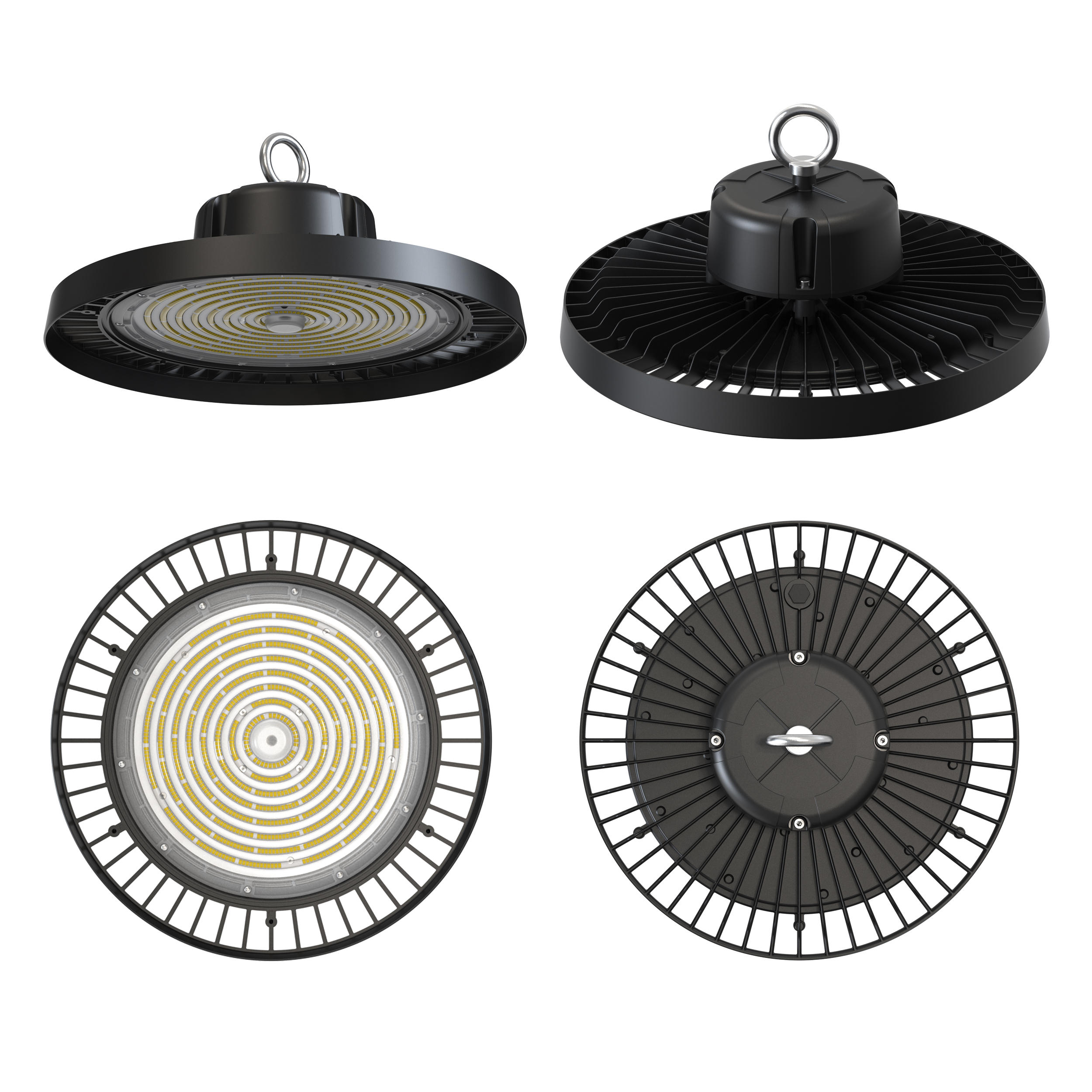 DLCETL Certified Commercial High Bay LED Lights – IP65 Waterproof, 100W to 240W for Warehouses & Factories manufacture