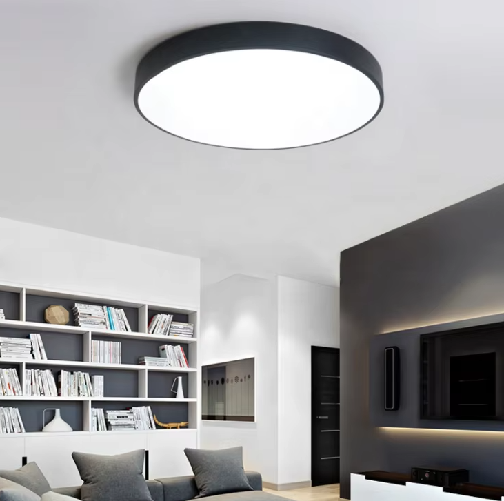 Villa Acrylic Lampshade LED Room Lights Round Ceiling Lamp Bedroom Ceiling Light supplier