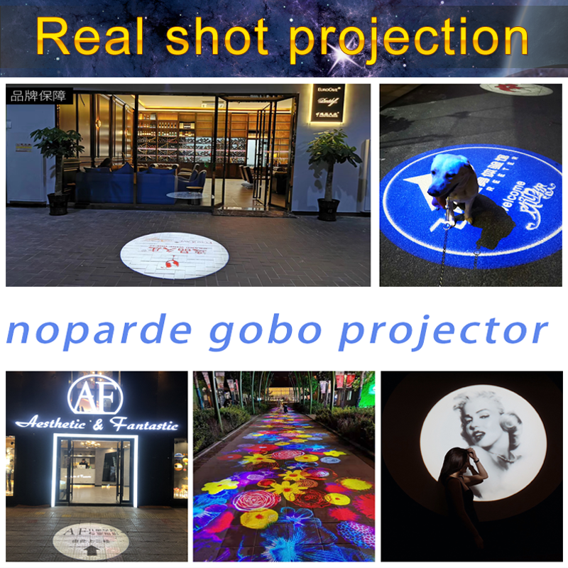 30W LED Gobo Logo Projector Light – Static Waterproof Floor Lamp for Outdoor Advertising & Branding Displays details