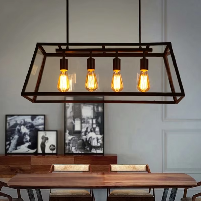 American Black vintage Iron Net Pendant Lamp for Home Hotel ETL89075 supplier