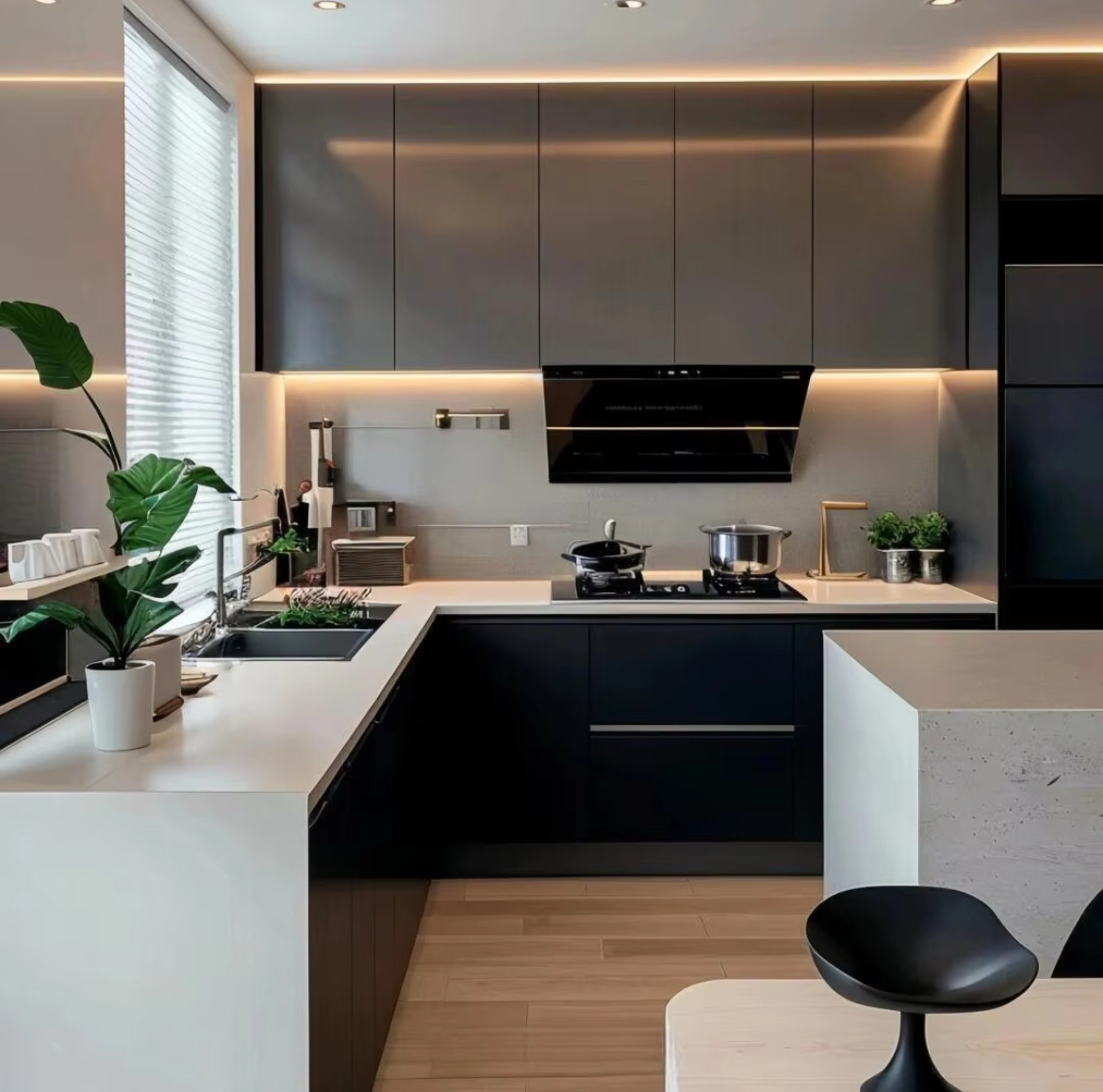 One-Stop Whole House Custom Kitchen Furniture – Free Design, Modern Cupboard Solutions manufacture