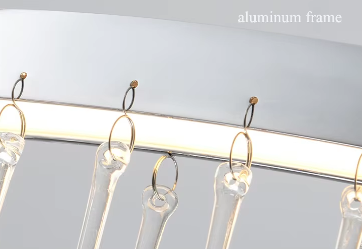 Modern ceiling chandelier crystal pendant lighting for living room decor ETL86090 factory