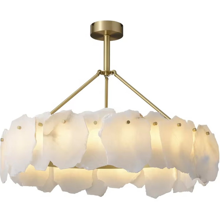 High Quality home decoration lamps marble luxury chandelier light fixture ETL891342 details