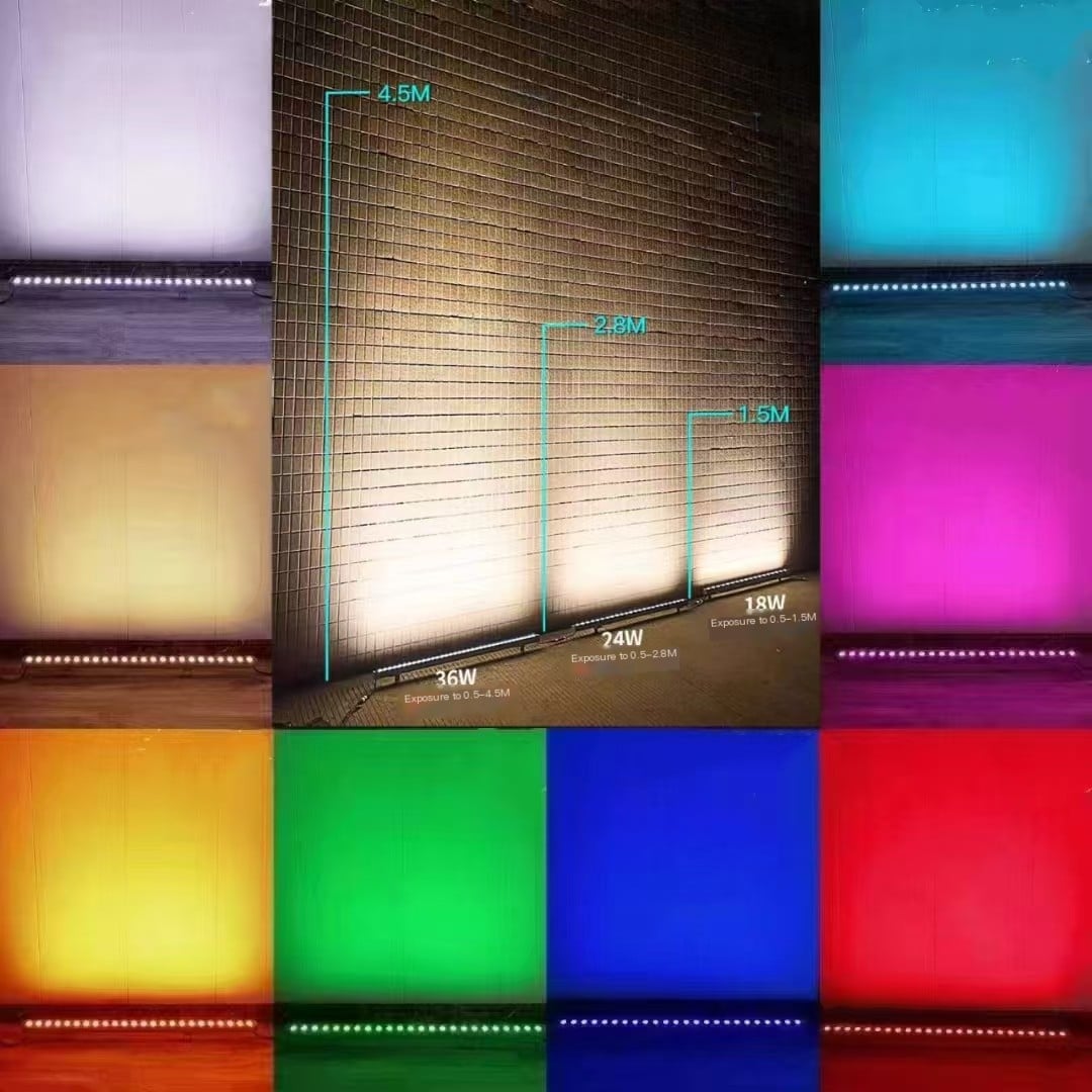 Waterproof RGBW LED Wall Washer Lights – DMX512 Outdoor Bar Lighting for Facades, Hotels & Landscapes factory