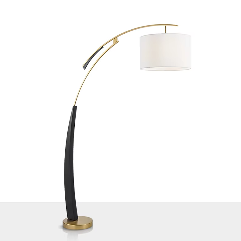 American style E26 black floor lamp fishing lamp standing For hotel ETL52027 factory