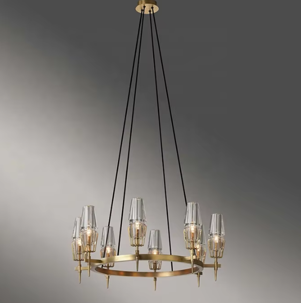 Led decorative pendant light chandeliers ceiling luxury modern rustic chandelier ETL8910054 details